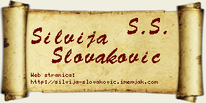 Silvija Slovaković vizit kartica